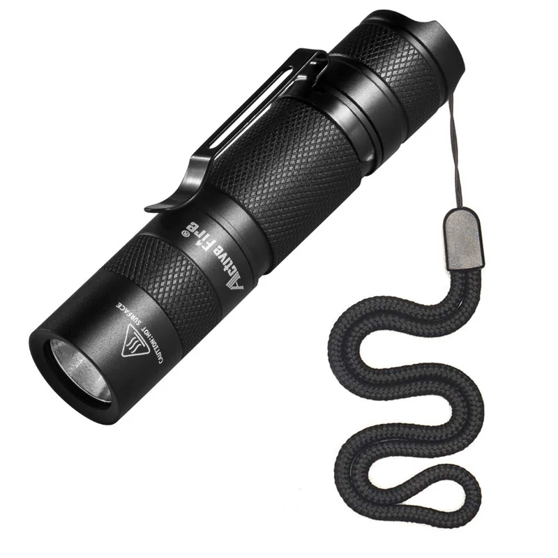 AA Flashlight 800 lumen Pocket Keychain rechargeable Strong Light No. 5 14500 battery powered mini light