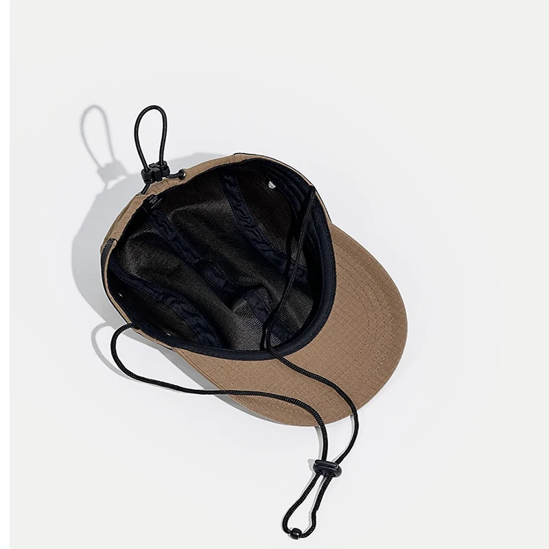 Outdoors Sun Protection Caps Fixed Drawstring 5 Panel Baseball Caps Cycling Hiking Camper Running Camp Cap