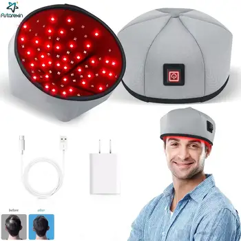 120 beads cap hair loss treatment device to protect the scalp red cap hair growth cap Anti hair loss head massage stress reliever