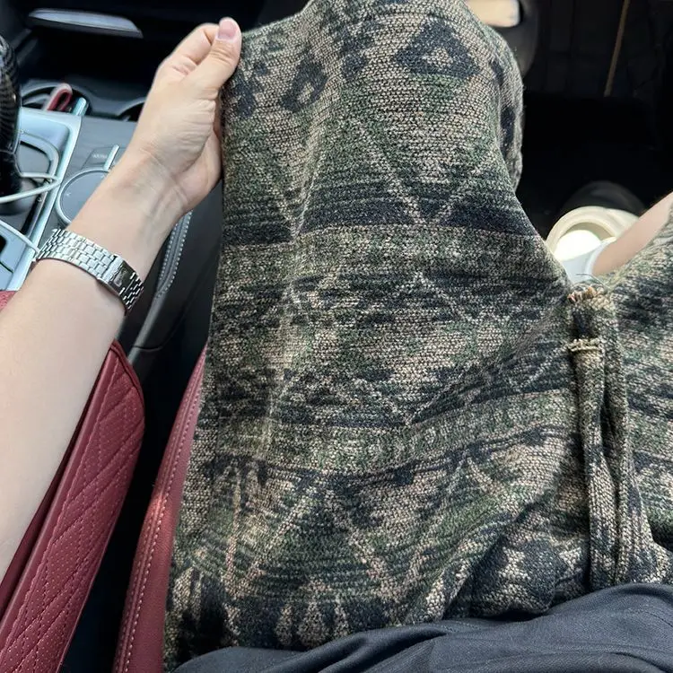 American Dirty Shorts ผู้ชายฤดูร้อนชาติพันธุ์ Cool Youth พิมพ์กางเกงสบายๆและหล่อ