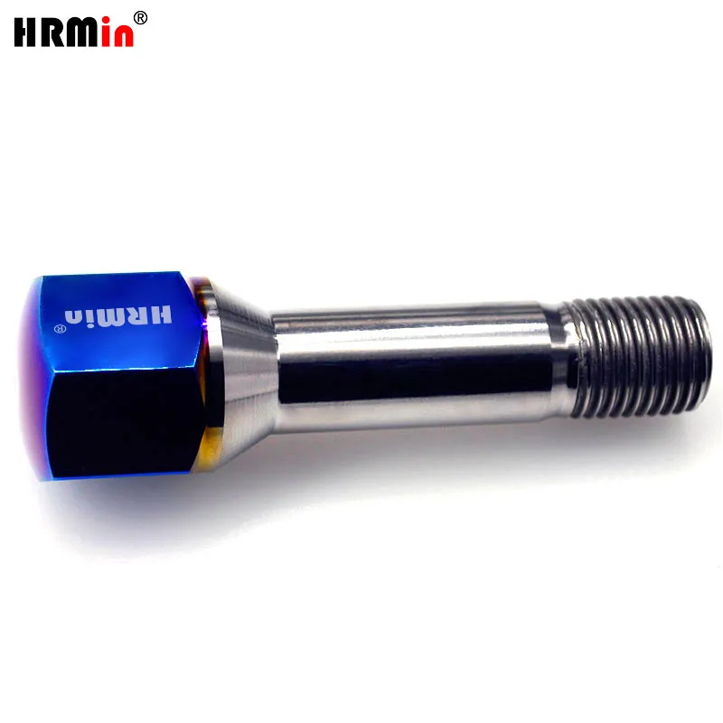 HRmin Gr5 Titanium Wheel Bolt  M14x1.5x52-67mm Aftermarket for Ferrari Vehicle Car Hex Cone Seat
