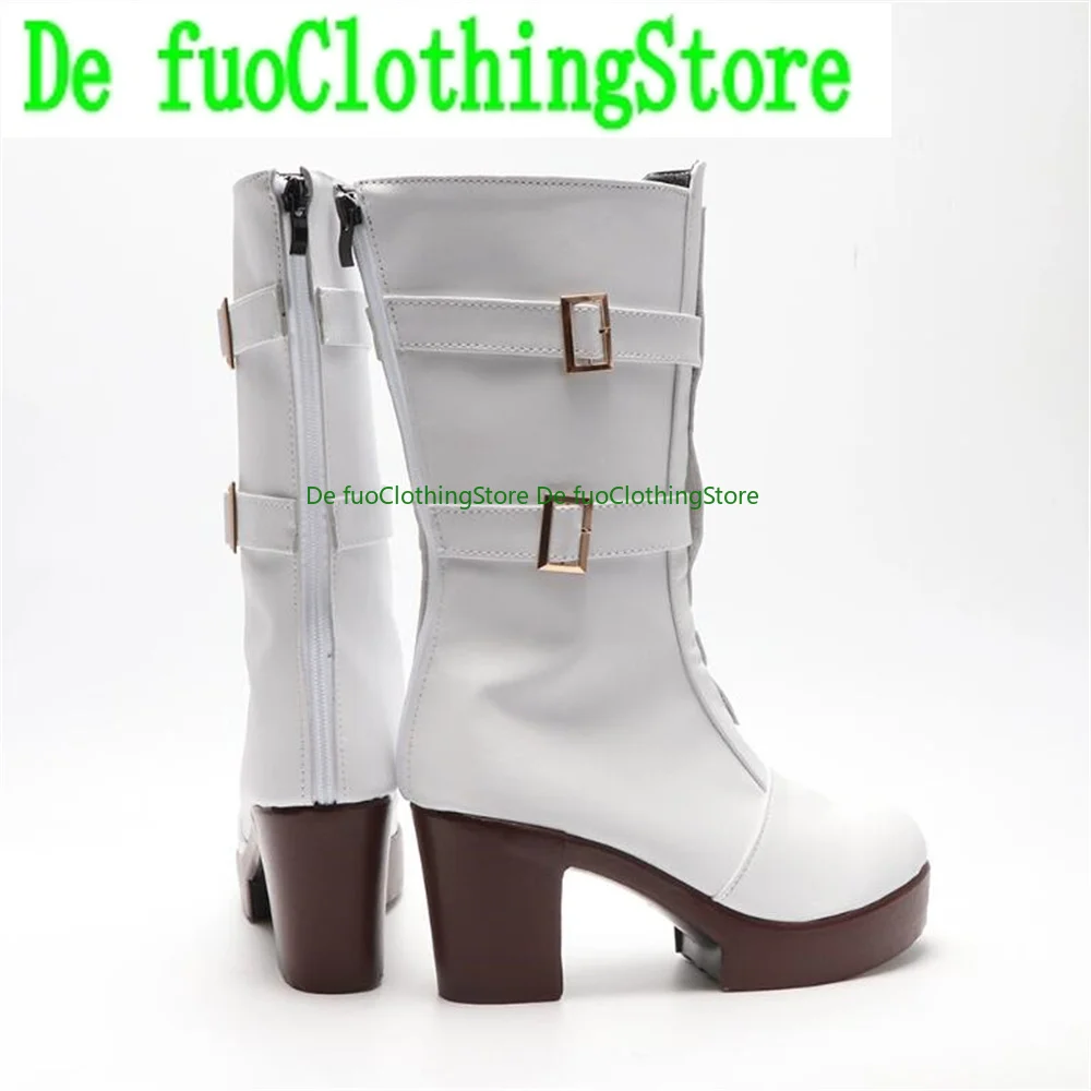 

heathciff Promise of Wizard Cosplay Shoes Boots Game Anime Halloween Christmas DefuoClothing Shoes Store