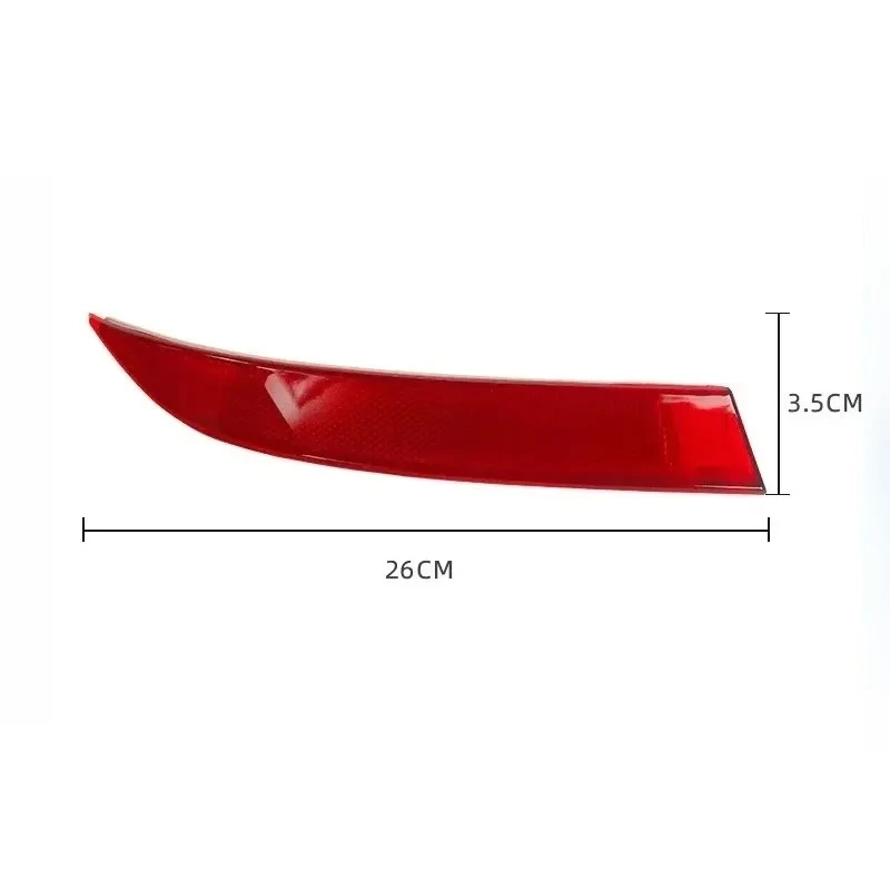 

1Pair for 63147240997 63147240998SuitableBMW X5 E70 Body Reflector Rear Bumper Brake Light Tail Warning Turn Signal Reflector