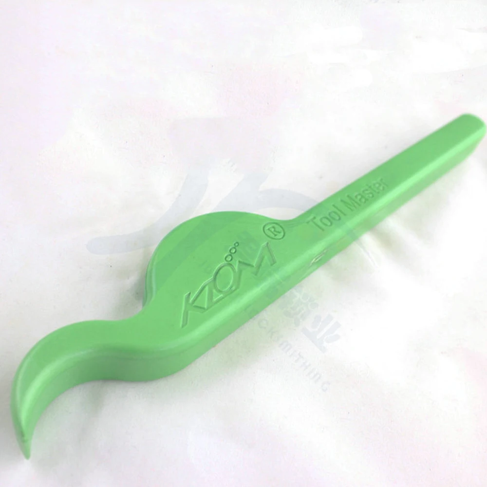 JMCKJ High Quality Green Durable Nylon Wedge Crowbar Locksmith Tool Master Lock Key Hand Tool For Car