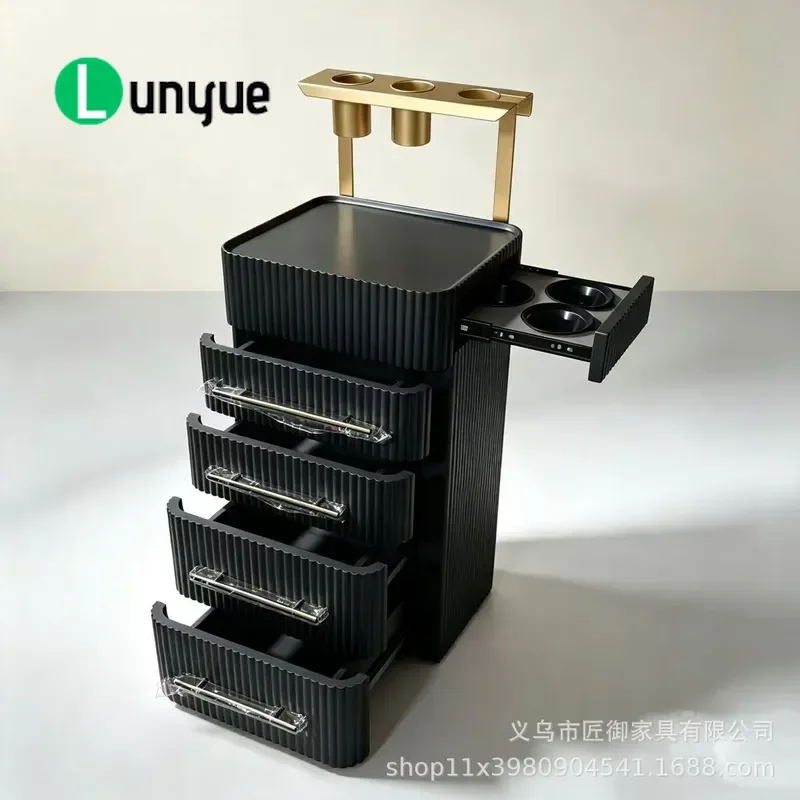 Barber Shop Tool Cabinet Hair Multi-layer Drawer Cart Large Capacity Removable Storage Furniture for Professional