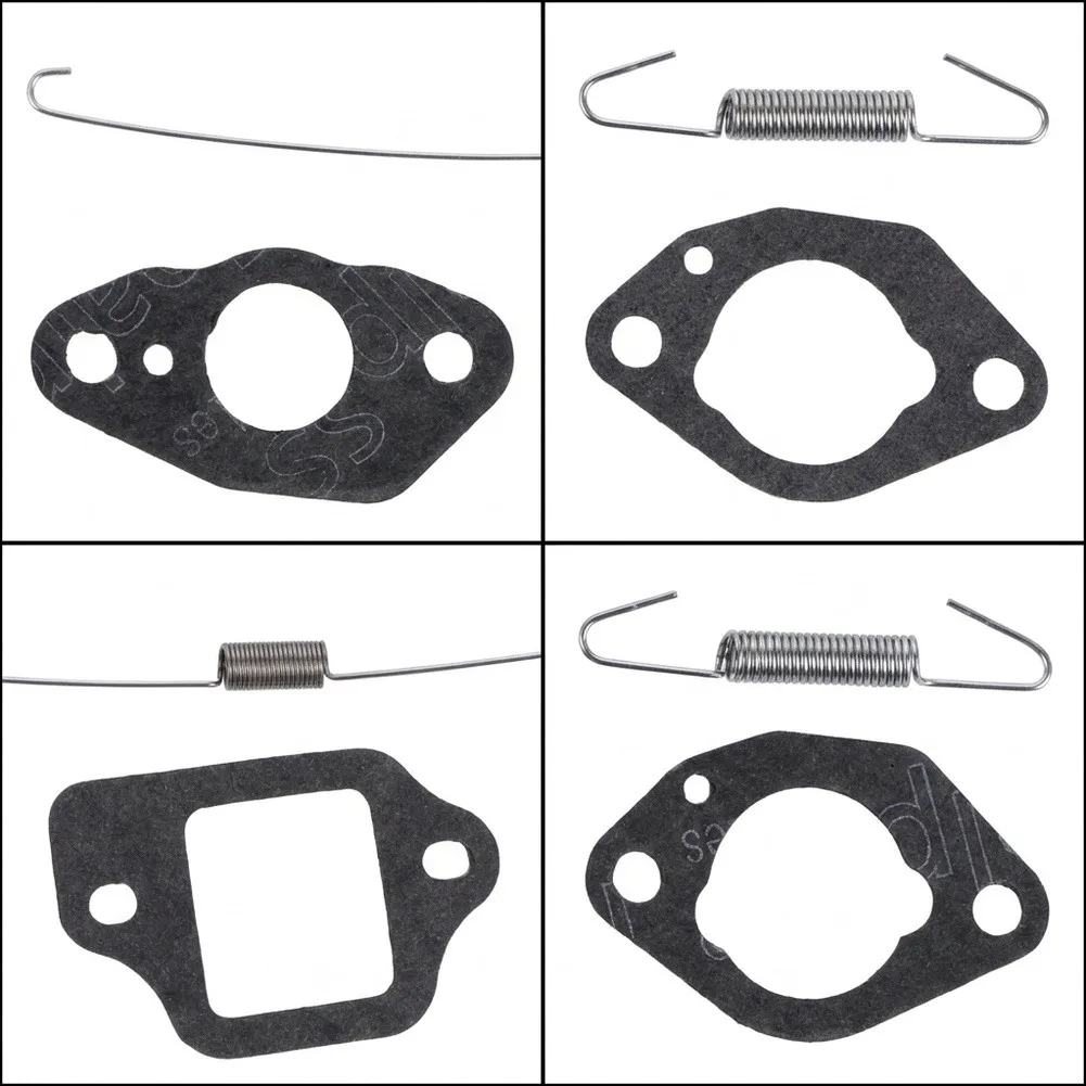 4 Pack Throttle Springs and 6 Piece Carburetor Gasket Kit for Honda For GC135 GC160 GCV135 For GCV160 Power Tool Repairs