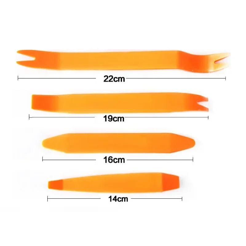 4/1 قطعة مشبك باب السيارة طقم أدوات تفكيك السيارة DVD ستيريو تجديد أطقم الداخلية البلاستيك لوحة الكسوة لوحة القيادة أداة إزالة الصواميل #5