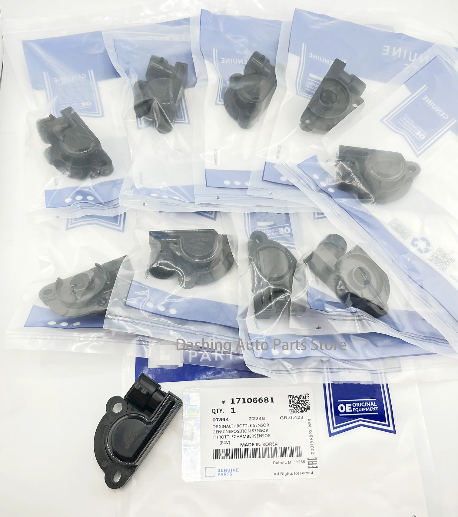 

10 шт. 17106681 TPS датчик положения дроссельной заслонки для GMC Chevrolet Aveo Camaro Buick Excelle Century Cadillac Daewoo Kalos Nubira