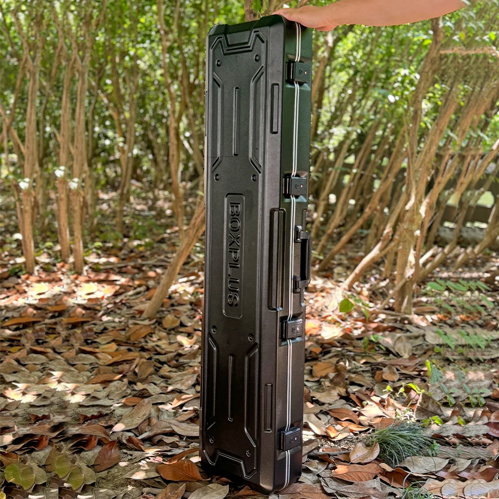 

Hot Sell Outdoor All-Weather Gun Case Waterproof Instrument case Tactical Carry Plastic Gun case With Custom Foam