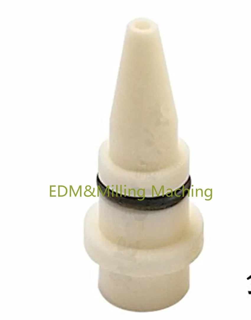 1 buah kawat EDM mesin CNC Spark S801 tembaga putih keramik Aspirator Nozzle 16*2*40mm S504 S5030