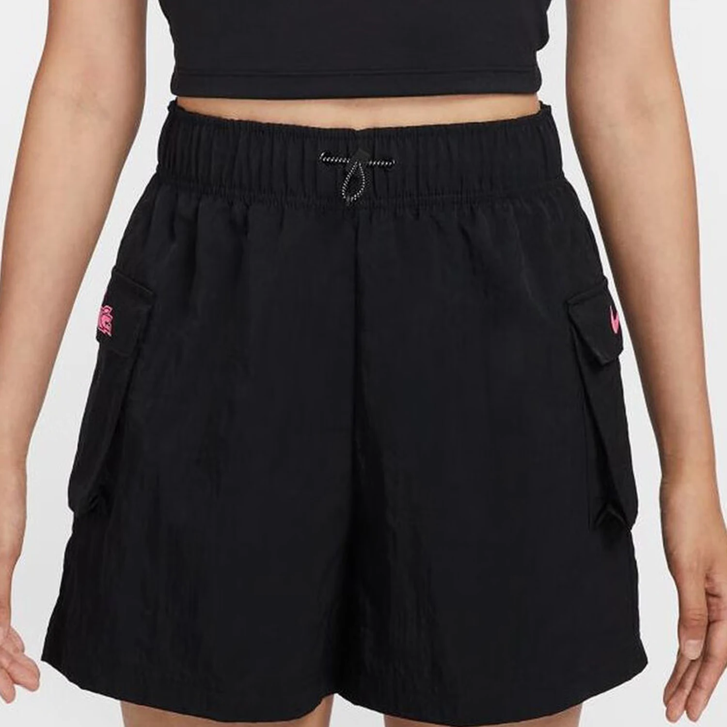 Nike Official Autumn New Women's Loose Breathable Casual Cargo Shorts HM4597-010