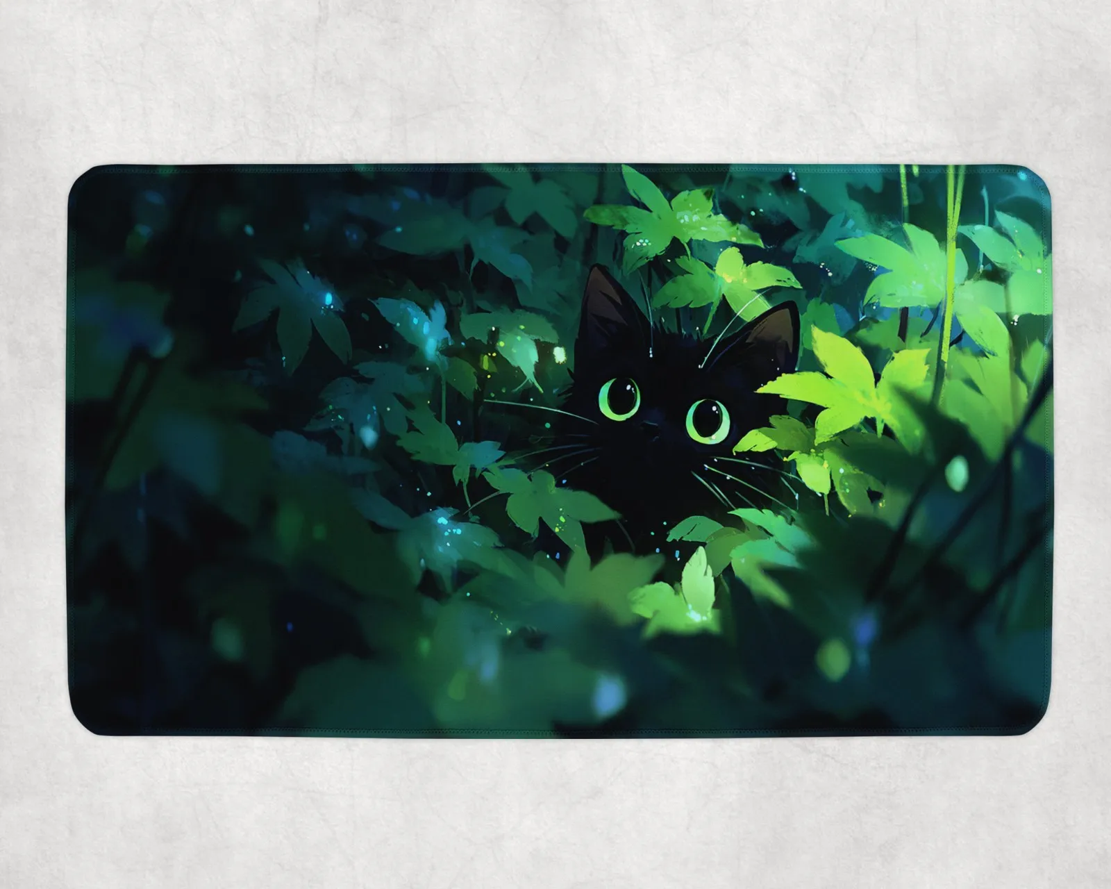 Tapete de Mesa Gamer Black Cat - Desk Setup Art avaliação e preço