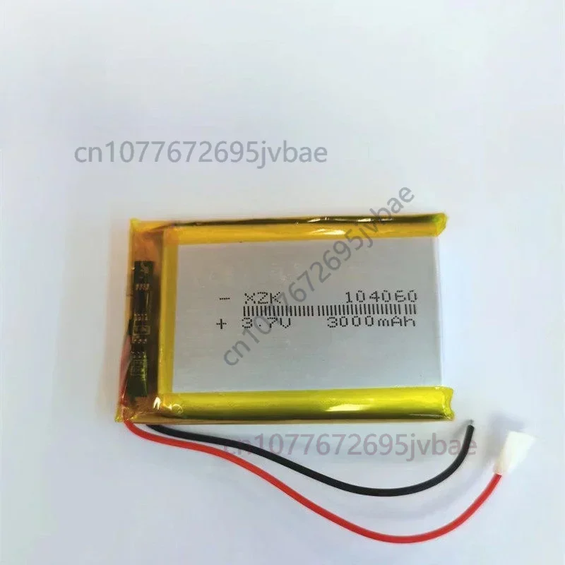 Rechargeable Lithium Polymer Cell 104058 104060 3.7V 3000mAh for Bar Counter Lamp Land Surveying Instrument Locator