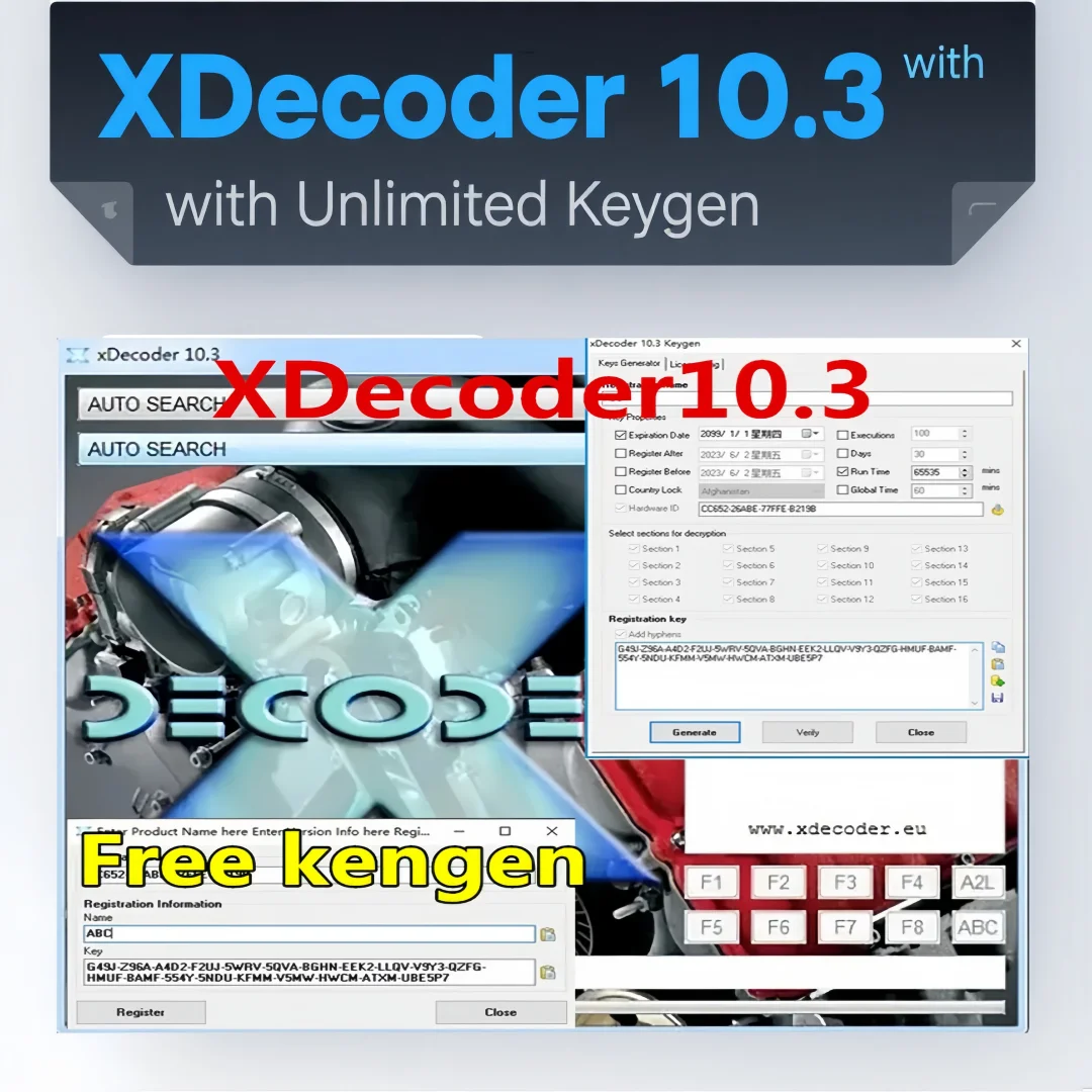 

Новинка 2023 года XDecoder 10,3 DTC Remover DTC OFF Удаление программного обеспечения Сключение ошибок immo off Диагностические инструменты DTCRemover для многих ноутбуков