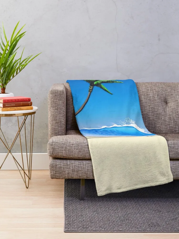 Tropical Tranquility Hiroshi Nagai Throw Blanket Furrys for winter Blankets