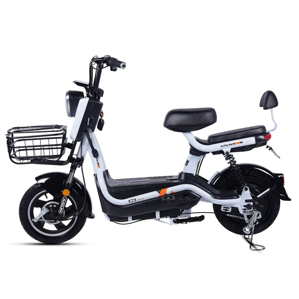 

Hot Sale 400W 48V City Electric Bicycle 14 Inch Long Range Cheap Electric Motor Scooter Adult Electric Bike
