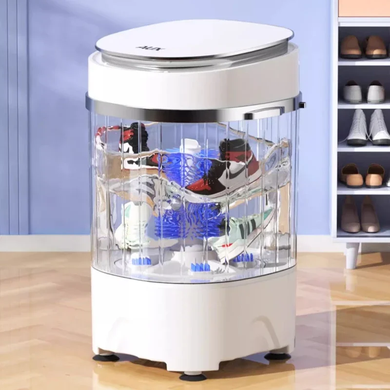 

Стиральная машина для обуви, стиральная машина двойного назначения, полностью автоматическая сушка, стирка и сушка, маленькая бытовая ленивая щетка для обуви