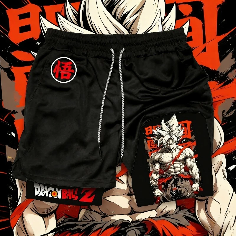 

Официальные спортивные шорты DragonBall Anime для бадминтона, унисекс, в стиле Kei, ретро, дышащие, быстросохнущие