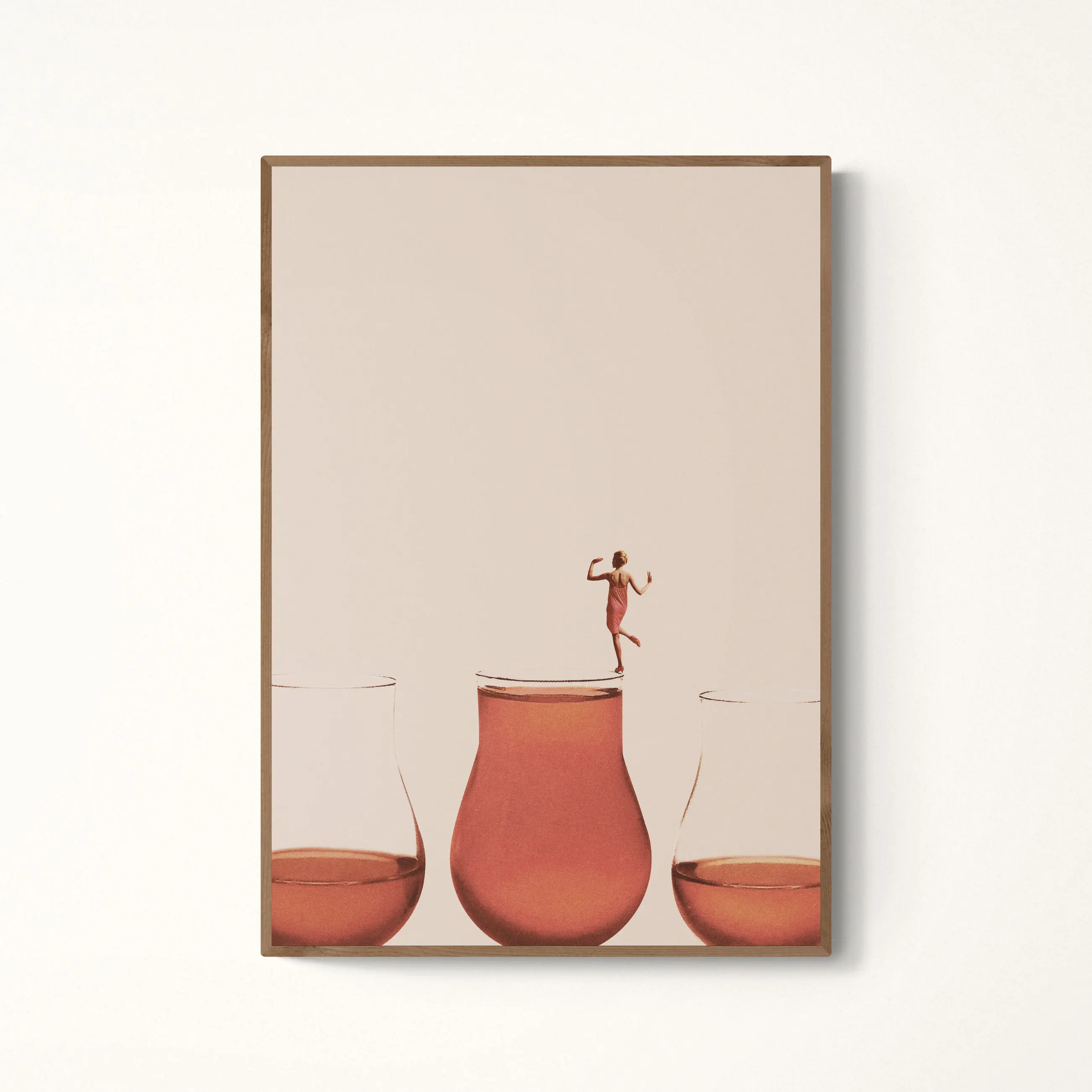 Vintage Abstract Creative Poster Curiosity Funny Whimsy Canvas Prints Premium Collage Wall Art Dorm Living Room Home Decorati