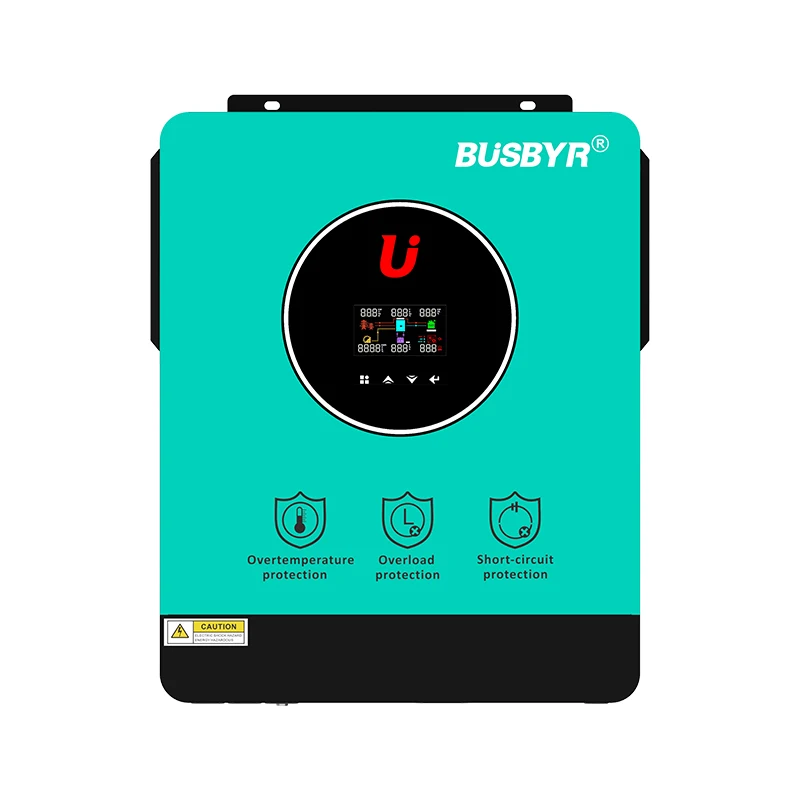 

Гибридные солнечные инверторы Busbyr 8200 Вт с MPPT-контроллером заряда, чистая синусоида, 8.2 кВт