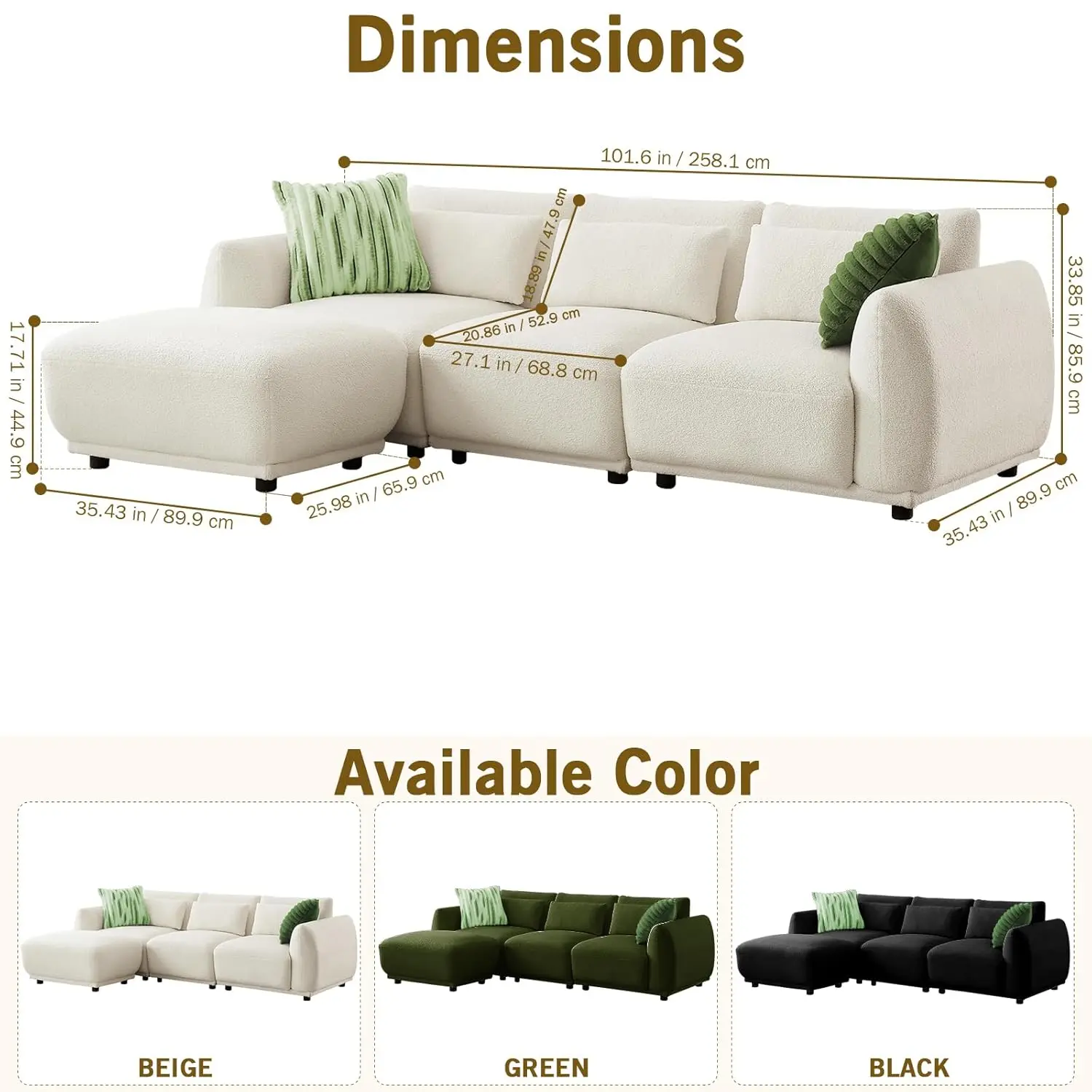 Thumbnail 2 - #36 Best Rated Modular Sectional Sofas to Buy in 2026