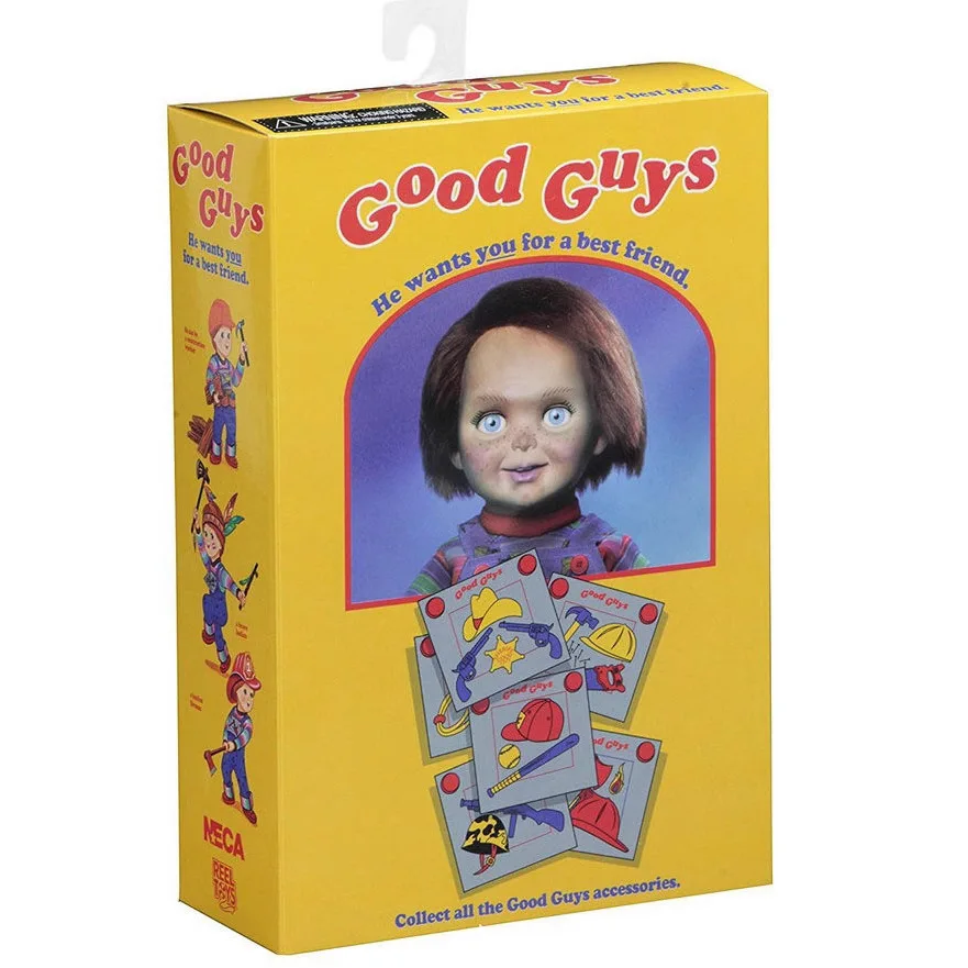 12CM Boxed NECA Good Guys Child's Play Chucky Figurensammlung Actionfigur Modellspielzeug