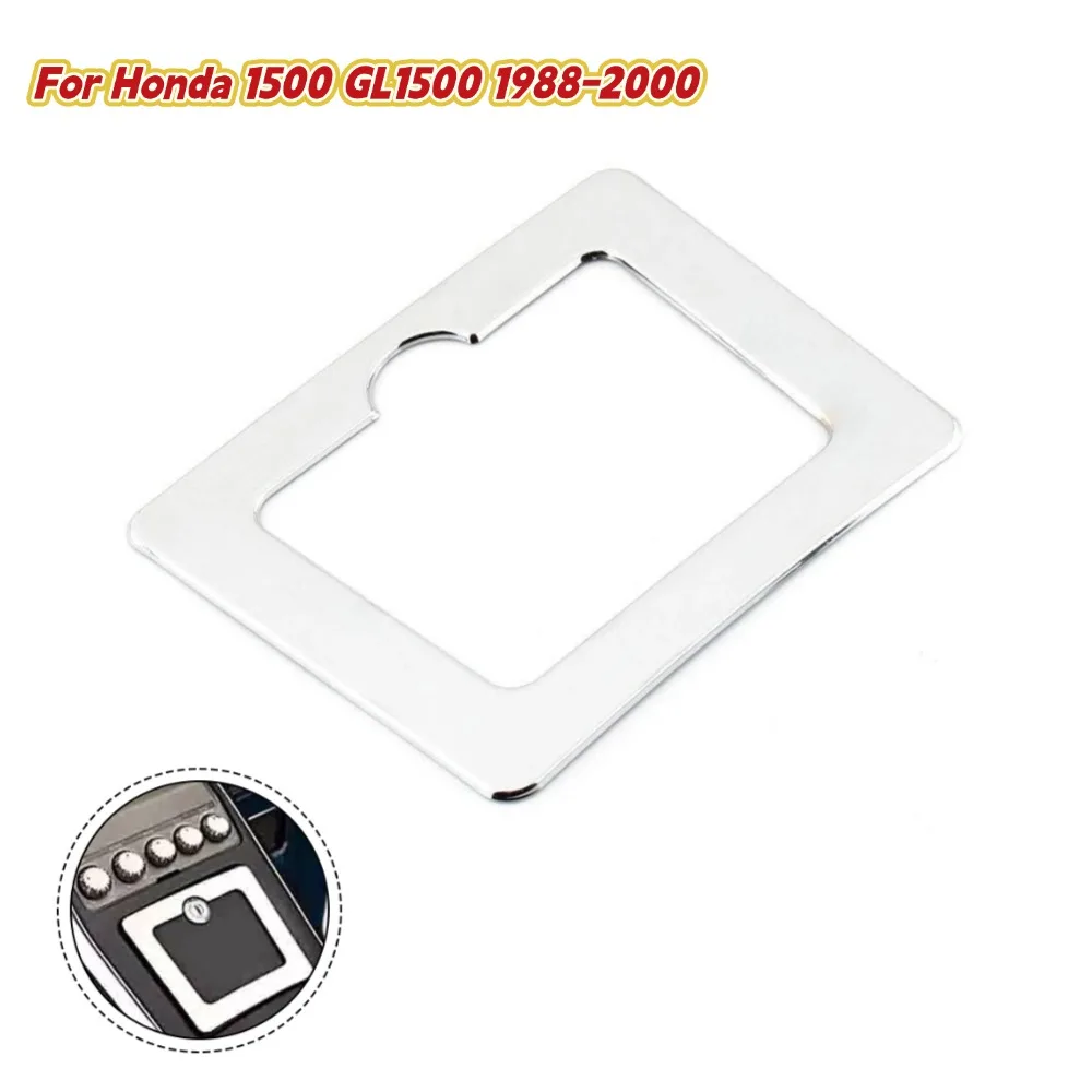 

Хромированная рамка для акцентной крышки топливной двери из АБС-пластика для Honda 1500 GL1500 1988-2000, акцентное украшение топливной двери