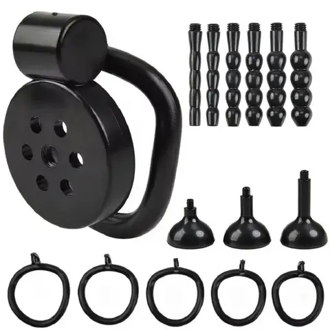 2026 Male Penis Chastity Cage Set Small Chastity Cage 5 Cock Rings With Urethral Sound Plug Penis Bondage Slave Man Sex Toy