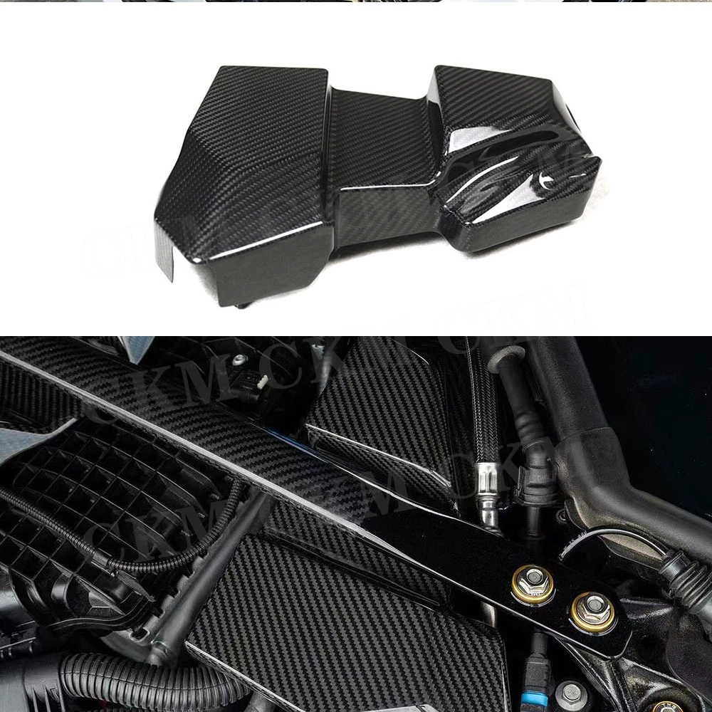 Dry Carbon Fiber Engine Battery Cover Engine Bay Electrical Appliance Cover Body Kits for BMW G87 M2 G80 M3 G82 G83 M4 2021+