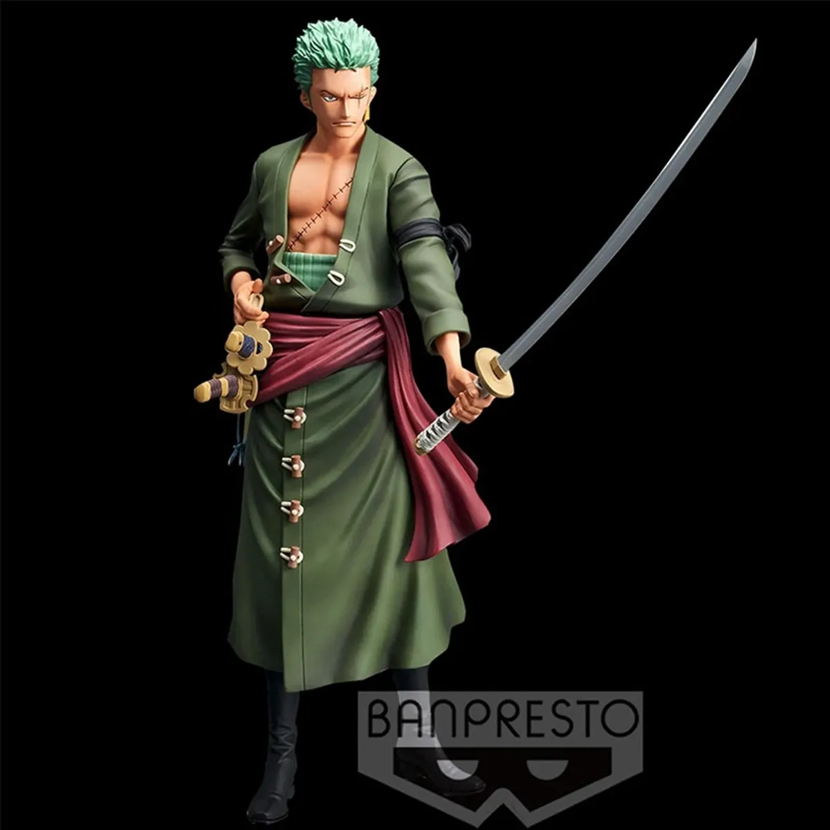 

Original Anime One Piece Grandista ROS Nero Roronoa Zoro Sword vs. Sanji Jingpin Action Figure Anime Model Toy Gift Genuine