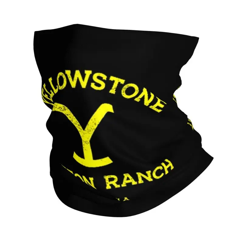 

Yellowstone Dutton Ranch Print Bandana Neck Warmer Women Men Winter Hiking Camping Tube Scarf Gaiter Motorcycle Face Cover