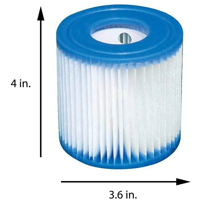 2Pcs Pool Filter Cartridges Type H Replacement Swimming Pool Filter For Pool Filter Pump Cleaner