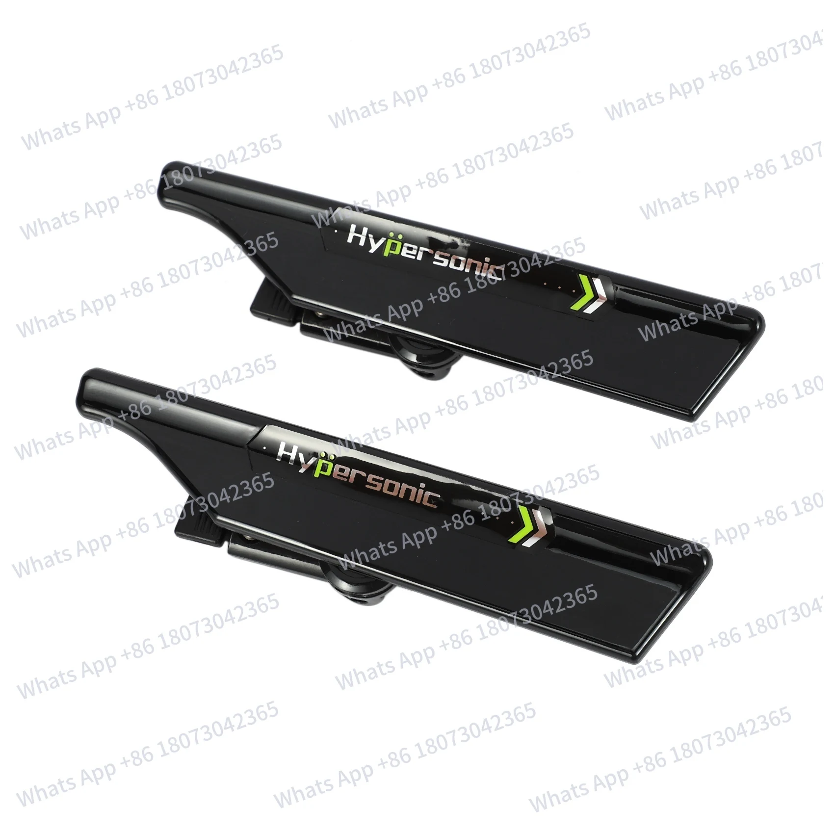 

Hypersonic 2 Pcs Black Wiper Stand Windshield Wiper Wing Windshield Wiper Blade Spoiler Mate Wing Auto Car Tool Accessories