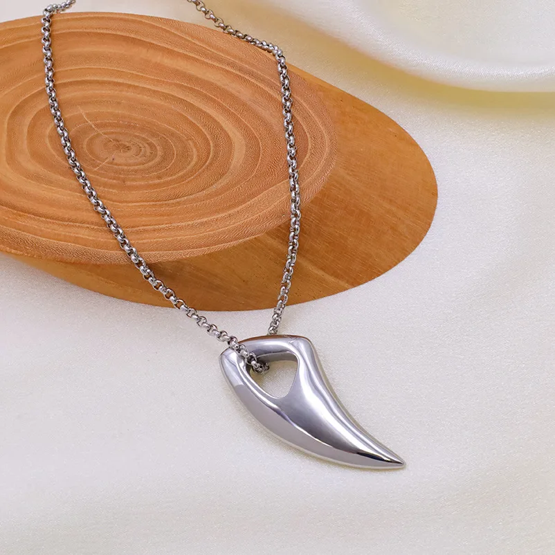 

Мужское ожерелье с подвеской из нержавеющей стали в американском ретро-стиле в форме тюрка