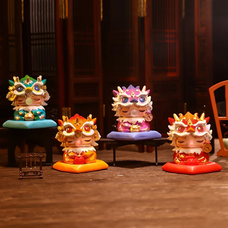 Mascot of The Year of  Loong Dragon Decorations Cute Cartoon Tabletop Decorations Gifts for Spring Festival