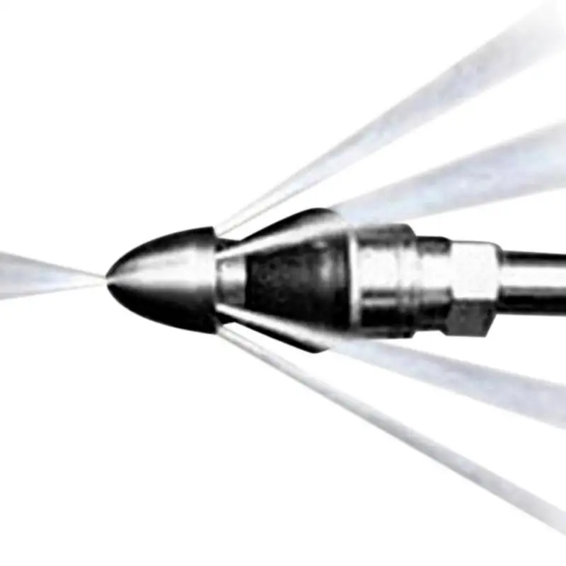 

1/4 "инструмент для очистки канализации, мойка высокого давления, сопло для канализации, инструмент 5000PSI, шланг для очистки трубы из нержавеющей стали, струйная головка