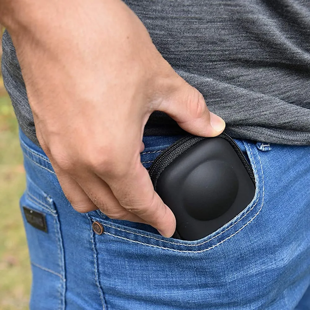 Carrying Case Waterproof PU Lens Cap Portable Storage Bag Protective Cover for Insta360 One X2 /X Camera