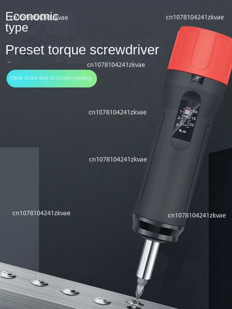 

Screwdriver, adjustable torque, torque driver, preset digital dynamometer, bit screw