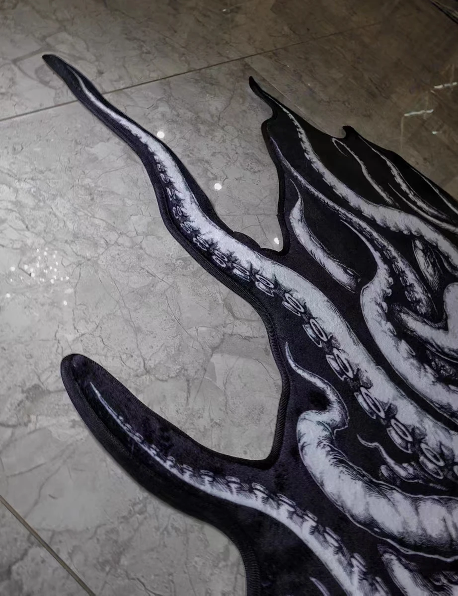 Gothic Octopus tentacles Carpet Entrance Doormats Octopus Home Bedroom Decorative Living Room Bathroom Rug  Kitchen Carpet