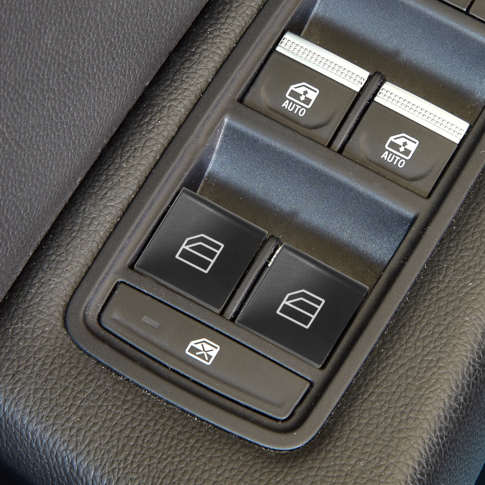 

2pcs Window Glass Lift Switch Button Cover Trim for Car Interior Door Handle Plastic Part