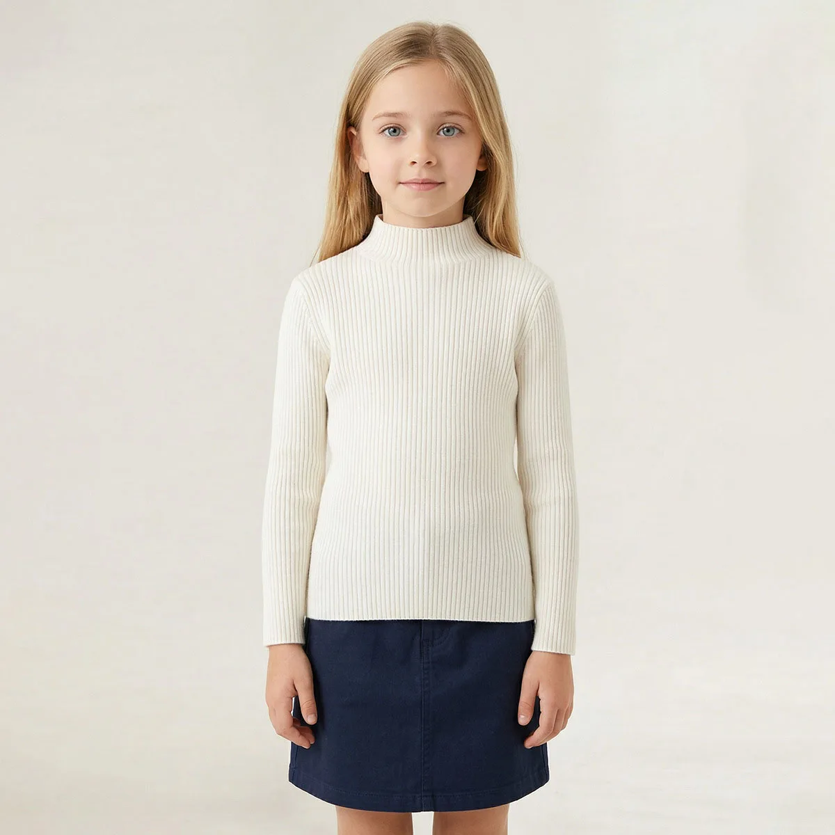 2-10T Toddler Kid Sweater Baby Boy Girl Winter Clothes Long Sleeve Knit Pullover Top Thick Childrens Knitwear Outfit