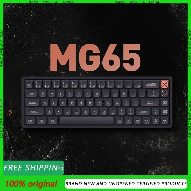 

IQUNIX Low Profile Mechanical Keyboard MG65 MG75 MG96 Wireless Bluetooth Portable for Office Tablet Laptop External Connection