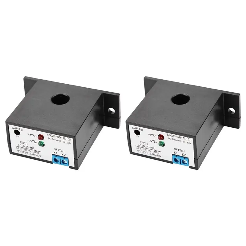 PHILE-AC Current Sensing Switch SZC23‑No AL‑CH Normally Open Current Sensing Switch Adjustable AC 0.2‑30A SZC23‑No AL‑CH