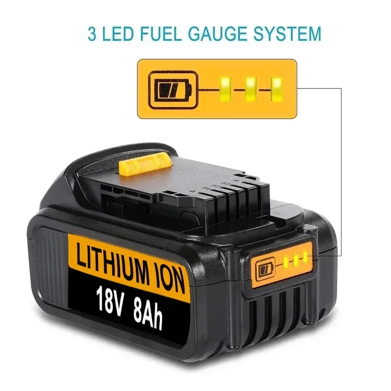 Original DCB200 18V 18000mAh Lithium Replacement Battery For Dewalt 18V DCB184 DCB200 DCB182 DCB180 DCB181 DCB182 DCB201 DCB206