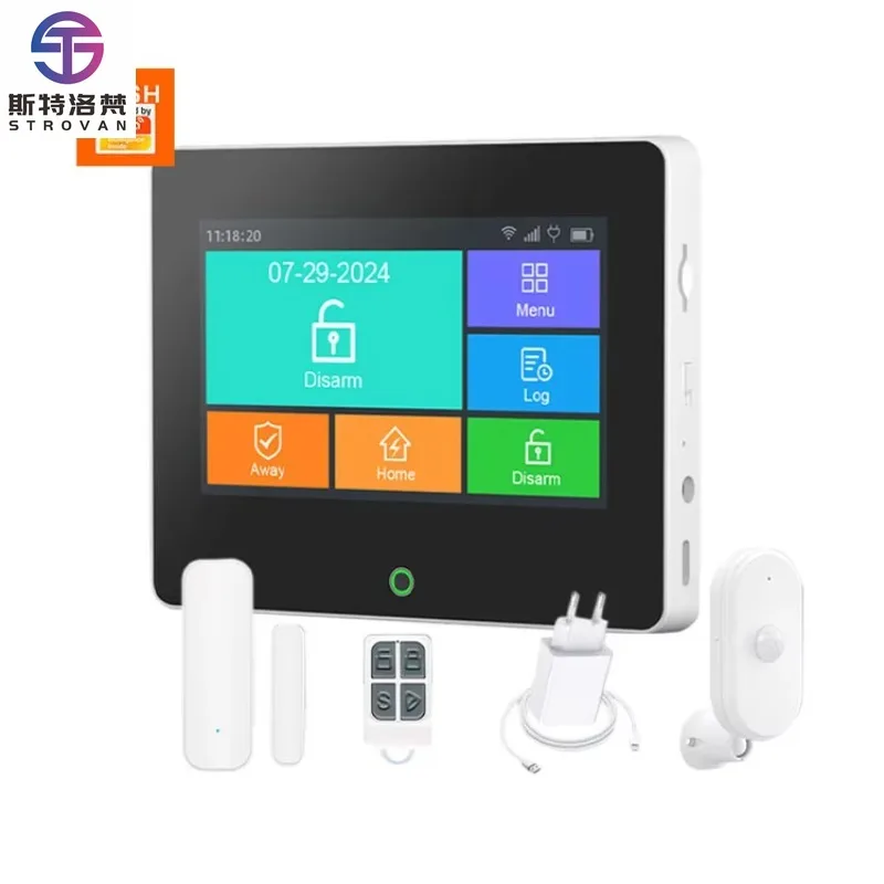 STLF Tuya App Wifi Gsm Intelligent Internet of Things Home Anti Intruder Alarm System 2g 4g Wireless Smart Security System