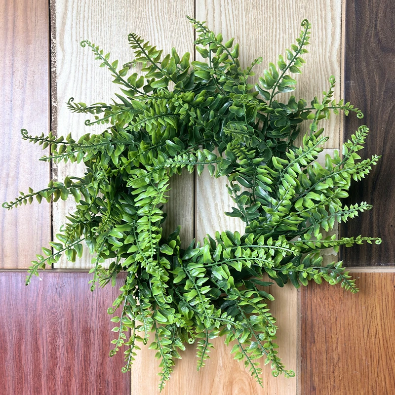 

35cm Artificial Wreath For Front Door House Decor Fake Wreath Hanging Garland Wedding Party Door Wall Hanging Decor