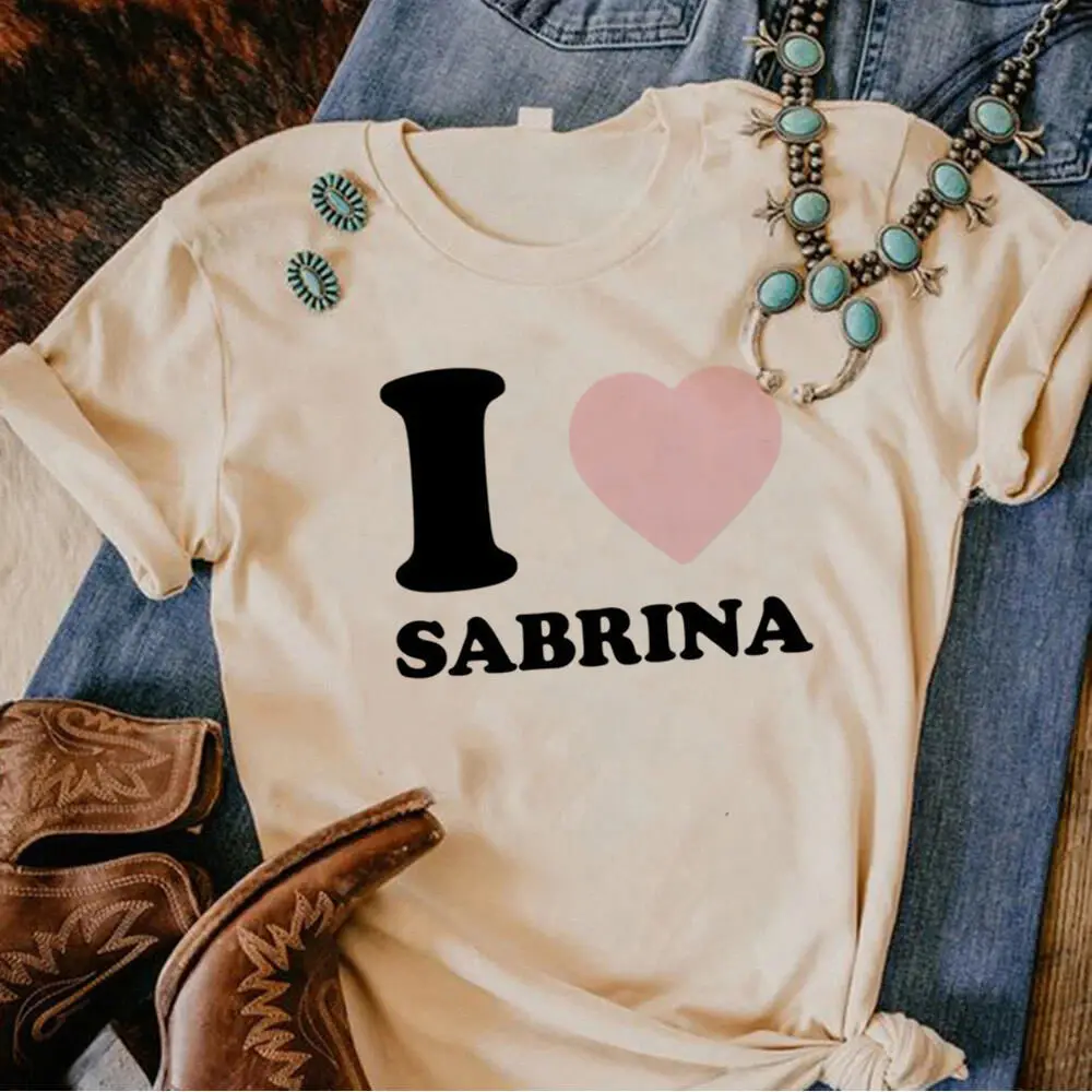 

Рубашка Sabrina Caprenter, женская винтажная уличная одежда в стиле панк, каваи, футболки в стиле хип-хоп, каваи 2000-х годов, Y2k, винтажная университетская графика