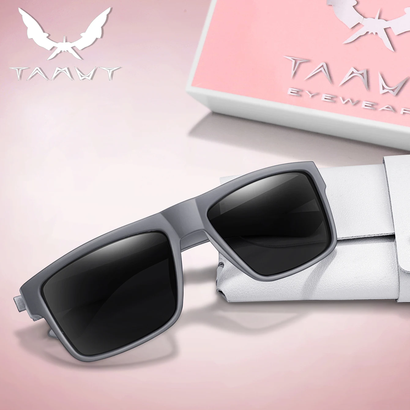 Polarisierte Sonnenbrille für Männer und Frauen, Marke, trendige Brillen, Unisex, Vintage, Motorrad, Fahren, Angeln, Reisen, Sonnenbrillen mit Box – Detail 2