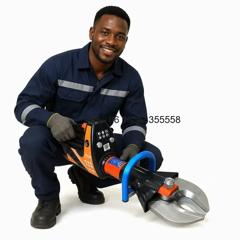 Wmwmnu for GYJQ-D-240 Battery Powered Hydraulic Cutter Fire Rescue Shear Tool for Car Accident Extrication