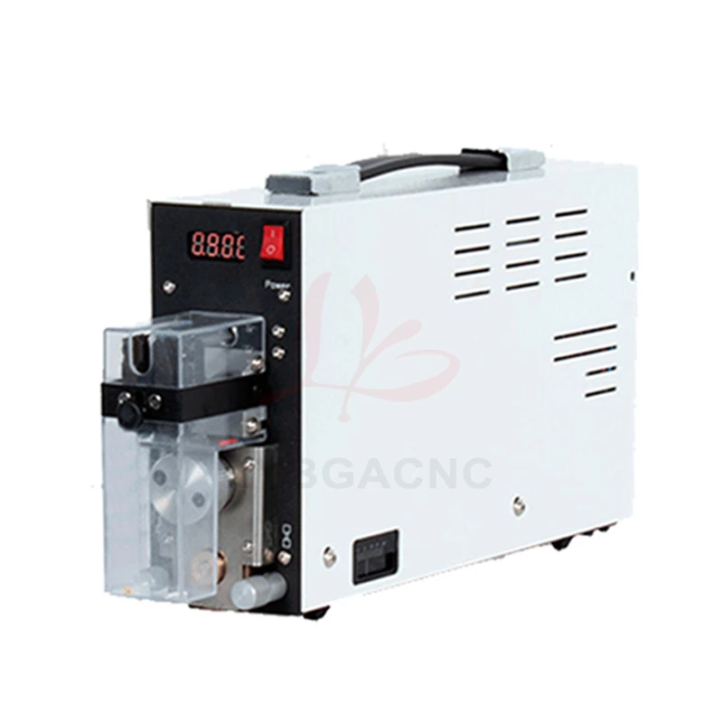Pneumatic Electric High Accuracy Desktop Portable Inductive Type Wire Peeling Stripping Cutting Machine 3-4 Square mm